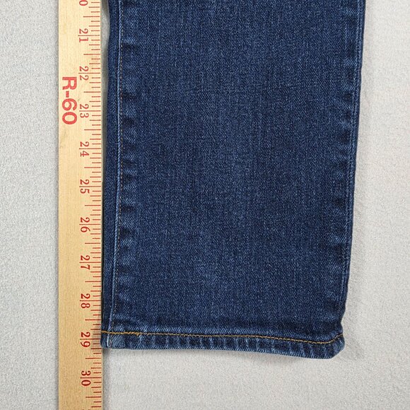 J. Crew Jeans Mens 32x30 Denim Slim Fit Narrow Leg Style 484 Dark Wash - Picture 10 of 12